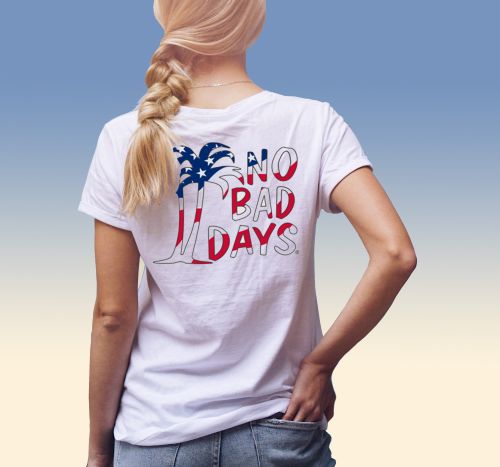 No Bad Days USA Tee Shirt